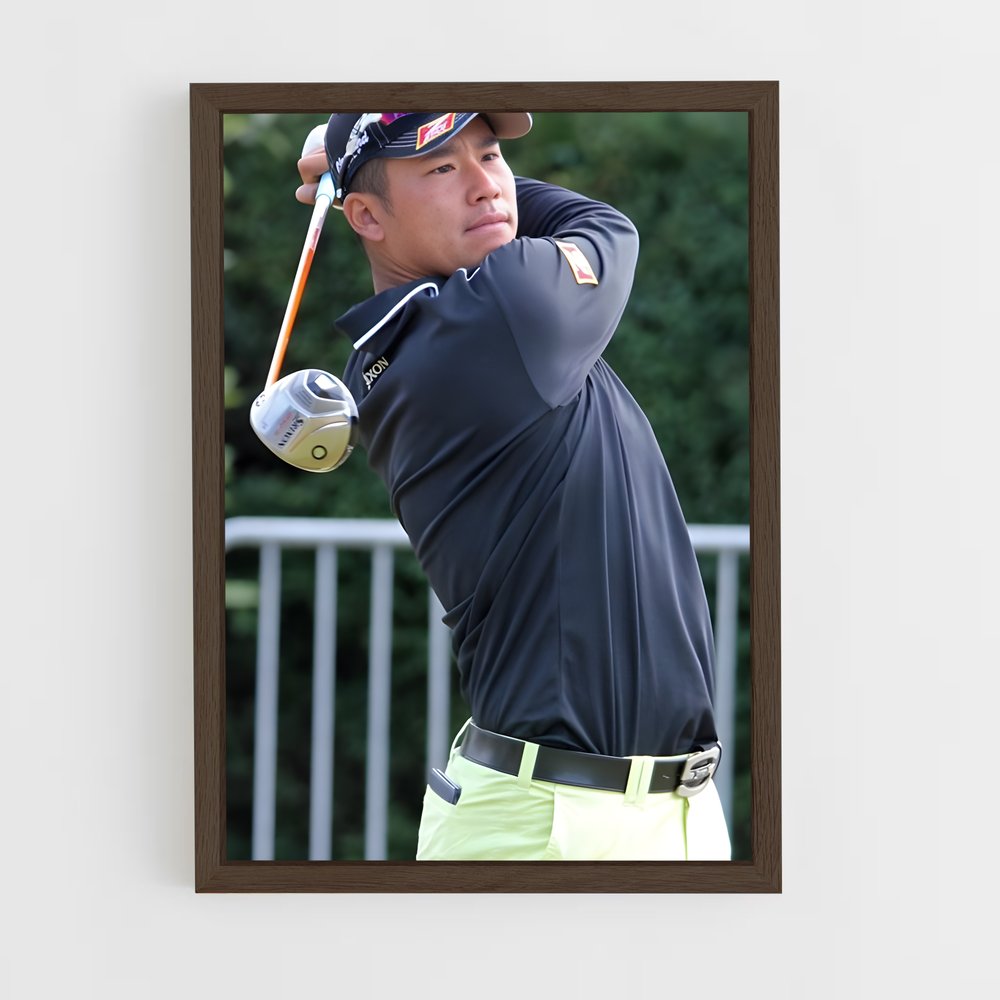Poster Hideki matsuyama – affiche Golf (vue 5)